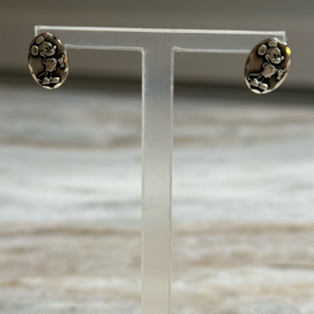Disney Mickey Mouse Sterling Silver Earrings